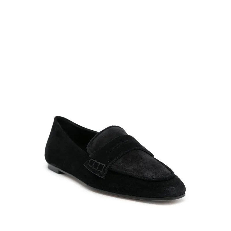 Aeyde Alfie Cow Suede Leather Black A11flggrs08fl1ss24800022