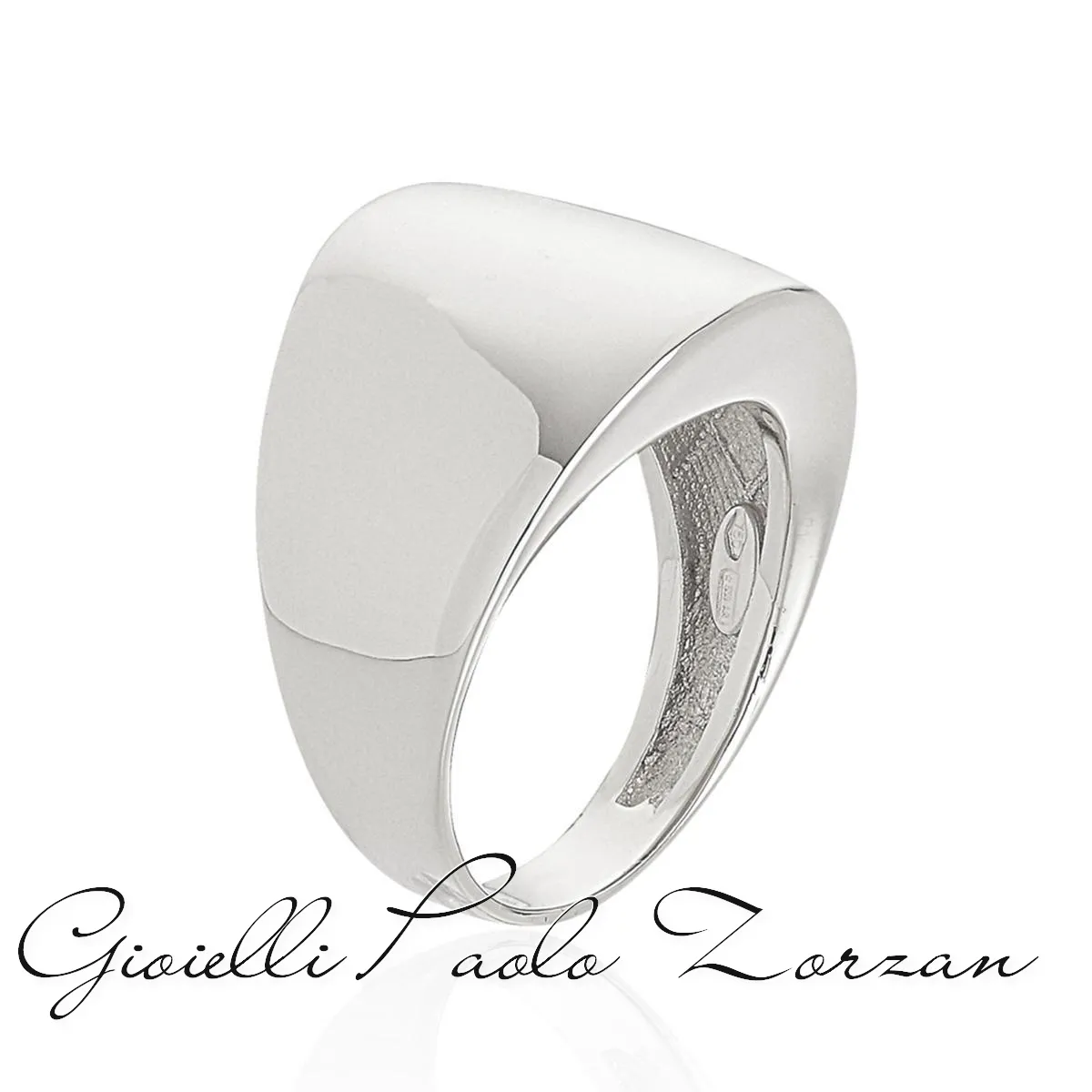 Anello Artlinea in oro bianco 18 kt liscio AP131-LB