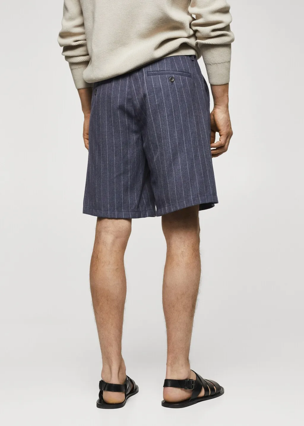Bermuda regular fit gessati