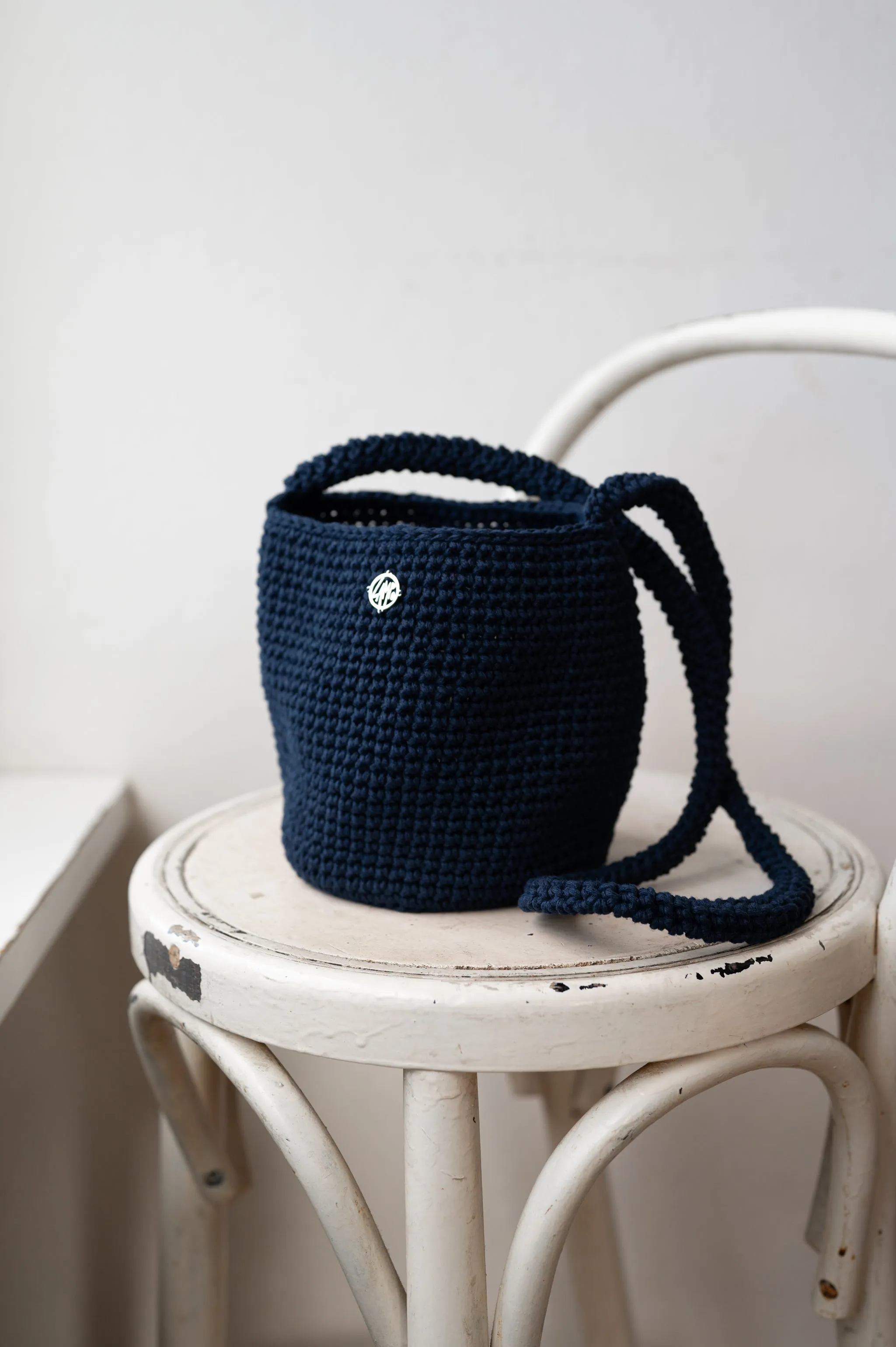 BORSA LAMPO BLU - borsa fatta a mano