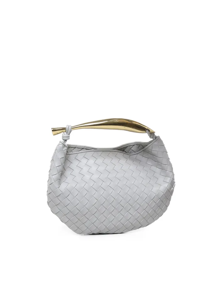 BORSA SARDINE IN PELLE INTRECCIATA