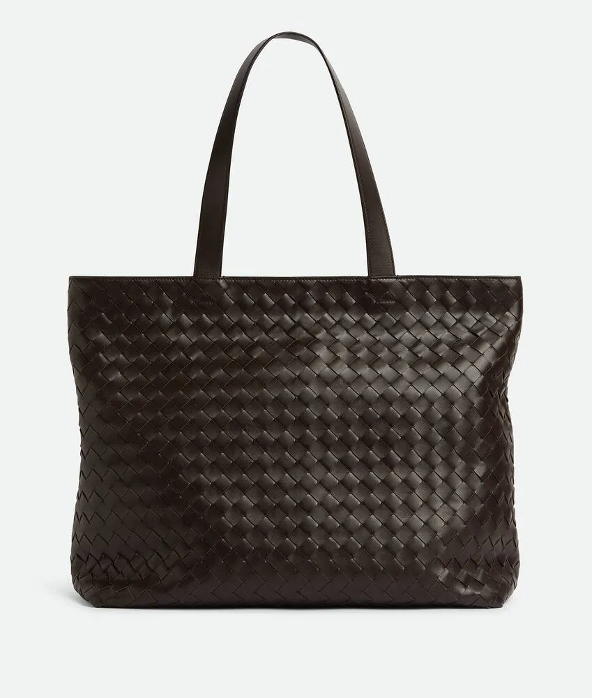 Borsa tote Intrecciato grande con zip 