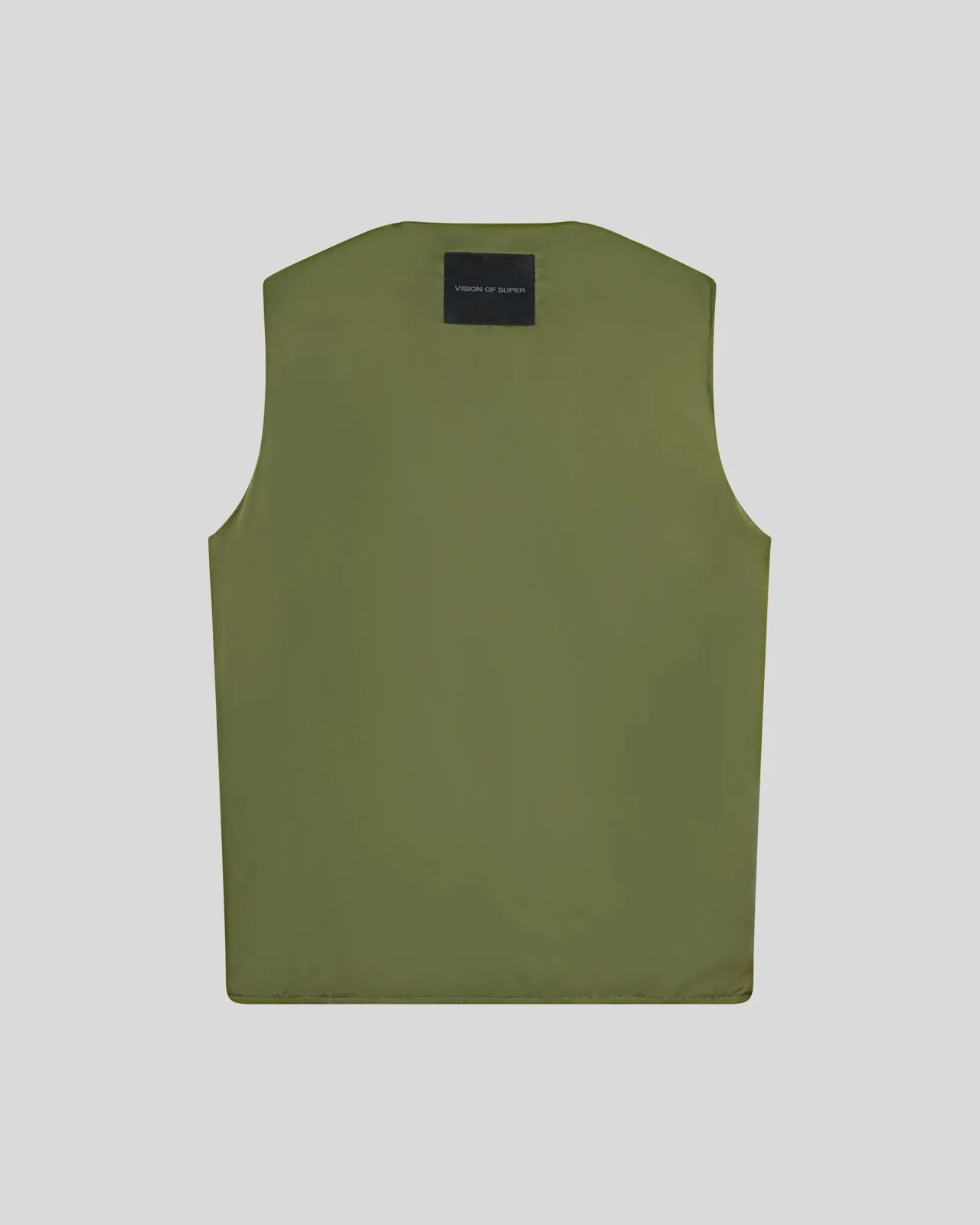GILET DOUBLE FACE CON FIAMME ALL OVER