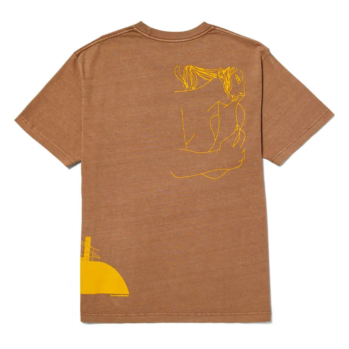      HUF T-SHIRT LOOSIES WASHED  