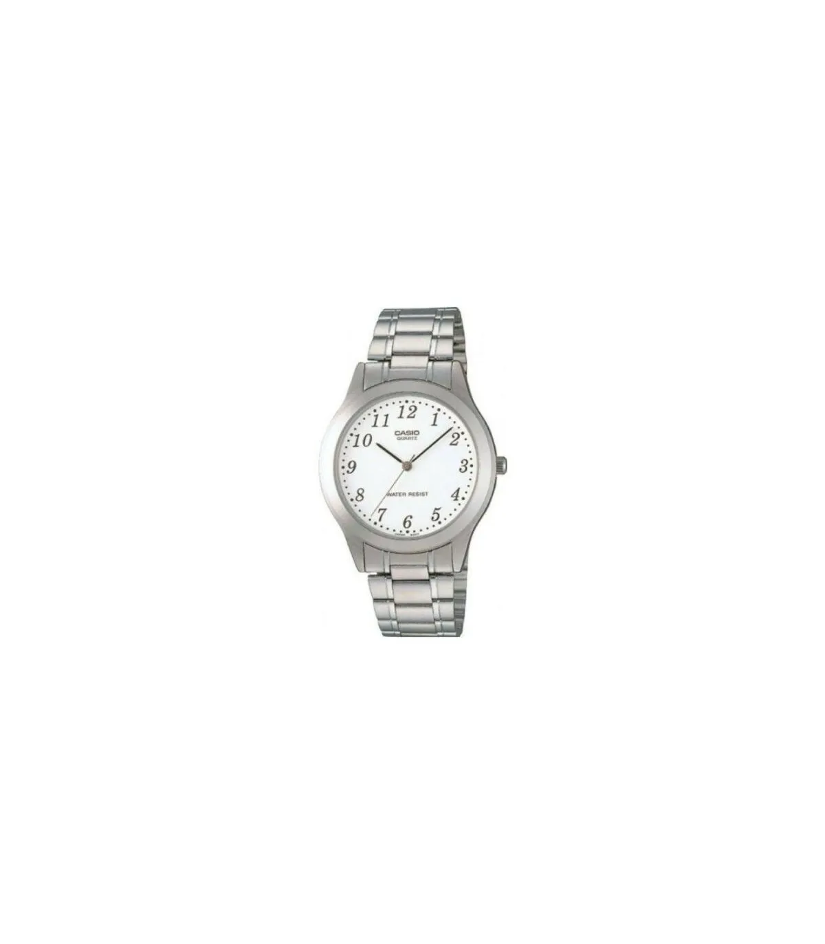 Orologio Casio Acciaio Unisex Bianco Corsivo MTP-1128PA-7BEF