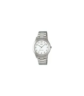 Orologio Casio Acciaio Unisex Bianco Corsivo MTP-1128PA-7BEF
