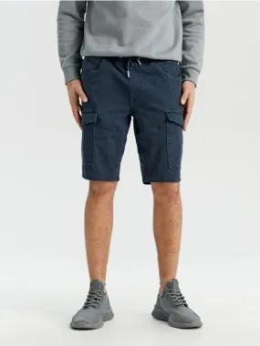 Pantaloncini jogger in denim