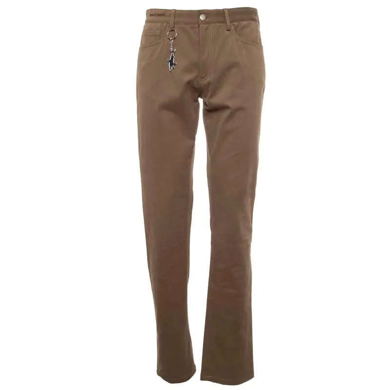 Pantalone Winter Chinos Stretch  marrone 