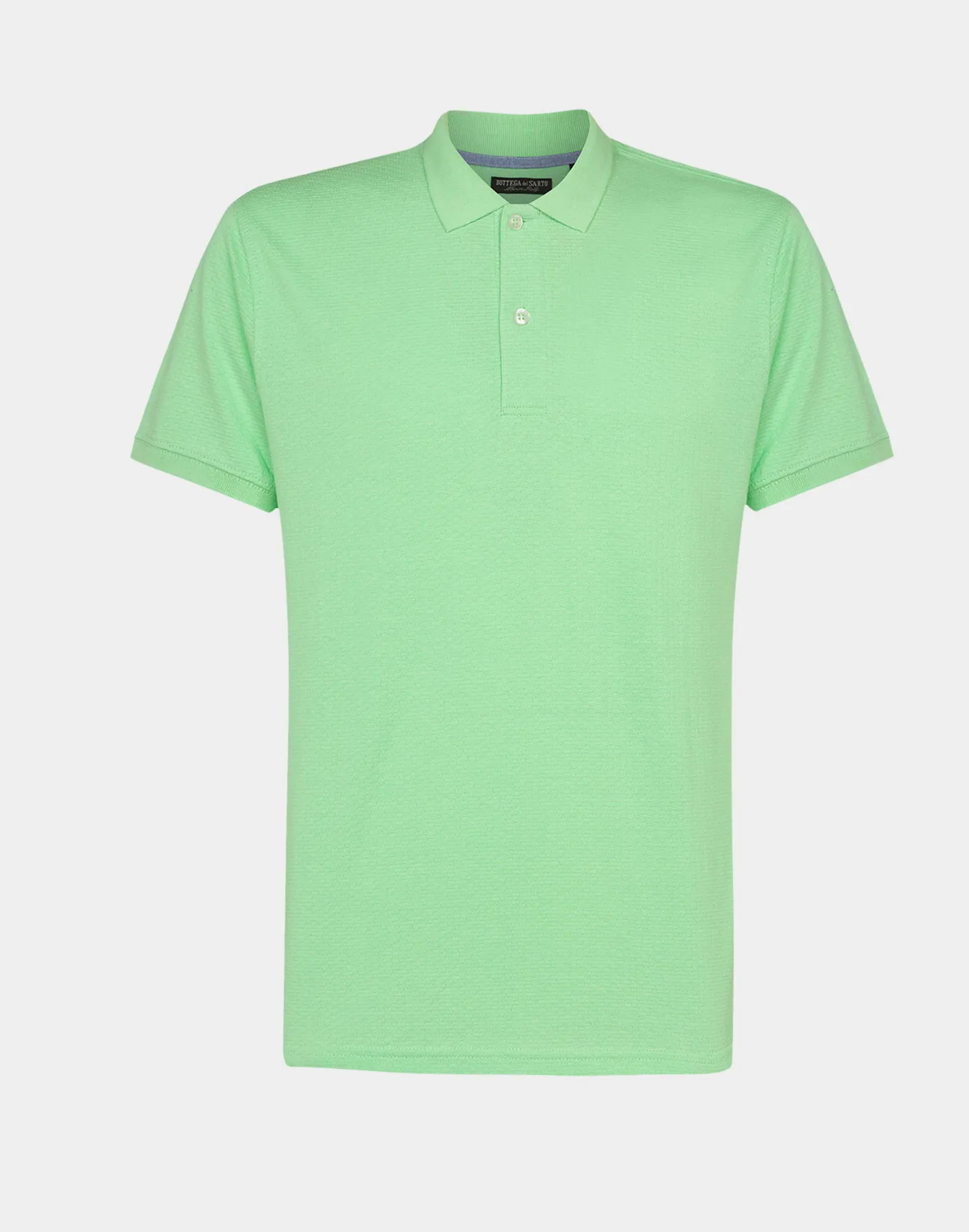 Polo micro fantasia in Piquet di Cotone Superlight
