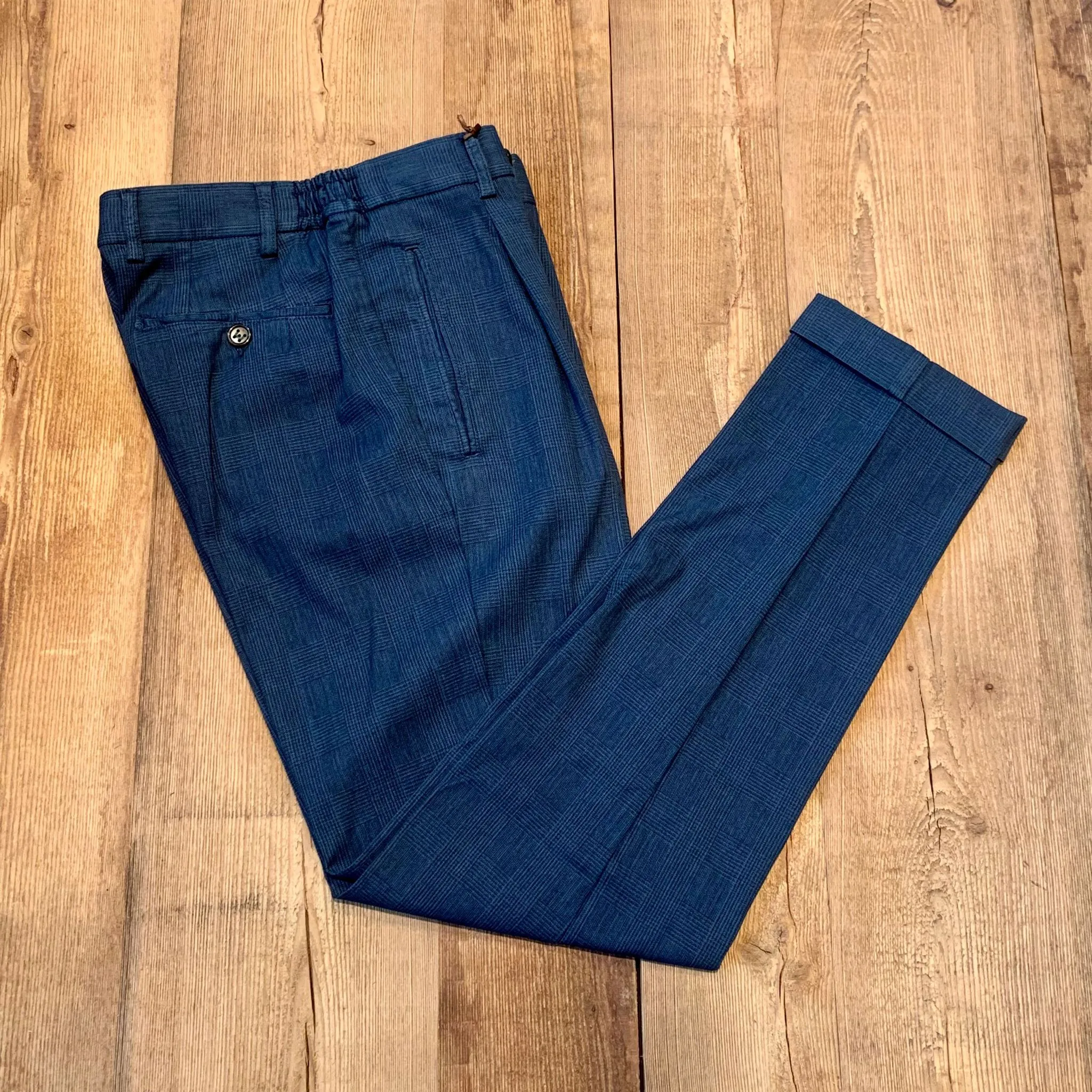 S3-AL0120X Retro-Elax GD Pantalone Cotone Blue  