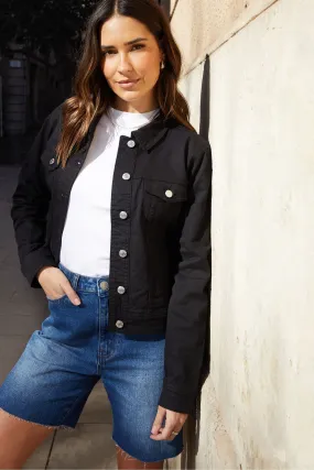 Threadbare - Denim - Bermuda  con fondo grezzo
