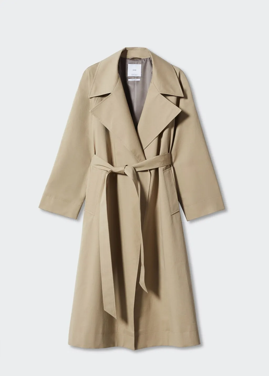 Trench cotone oversize