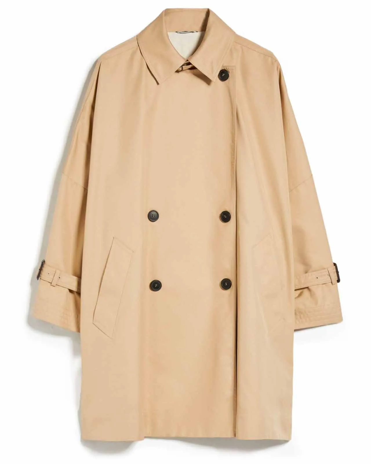 Trench Zelante impermeabile miele