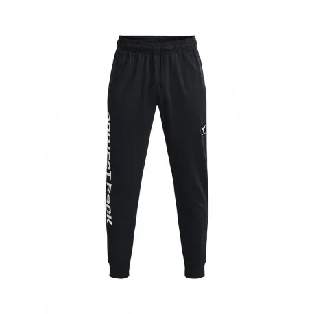 Under Armour Pantaloni Con Polsino The Rock Nero Uomo