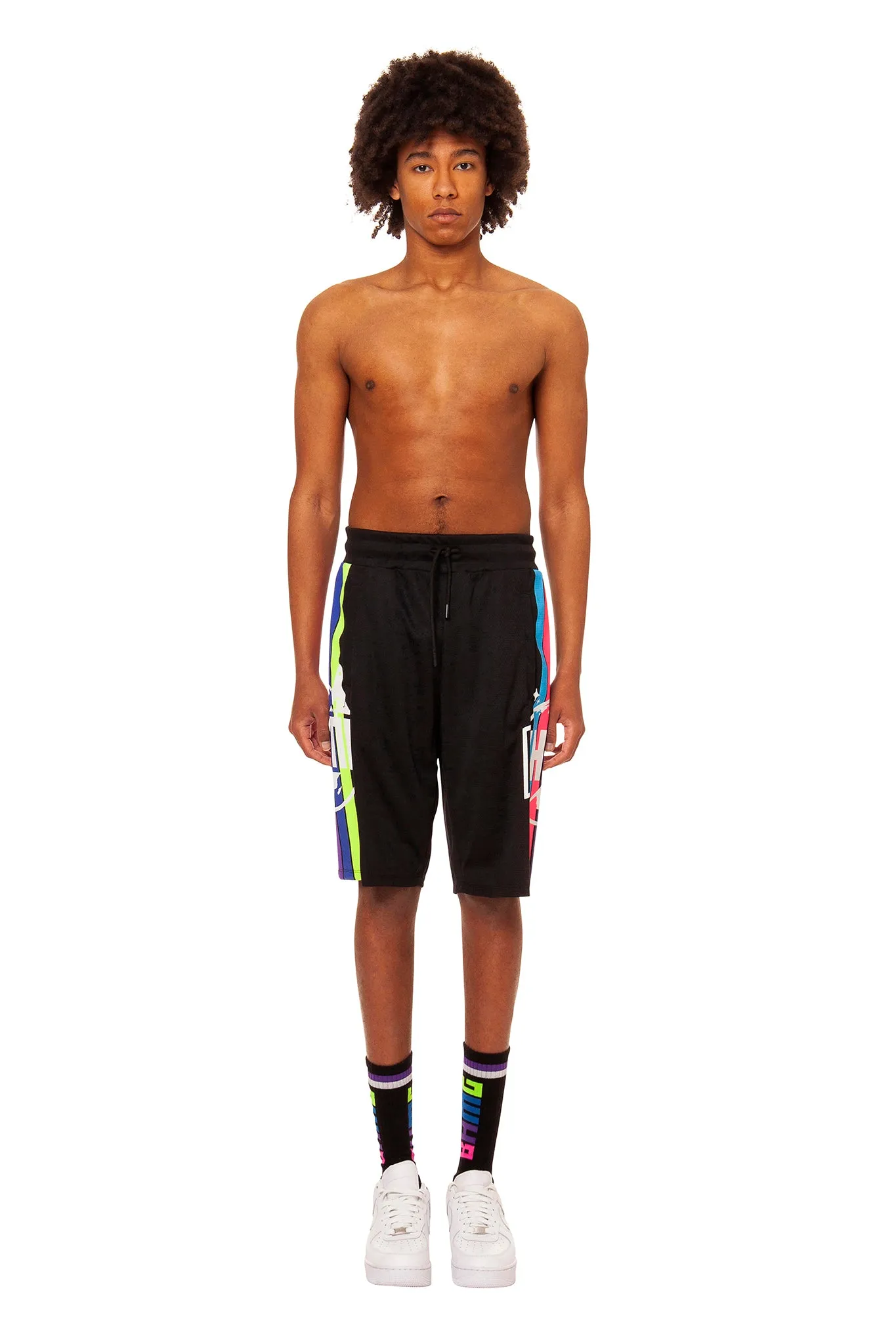 Unisex Bermuda shorts with logo / Black