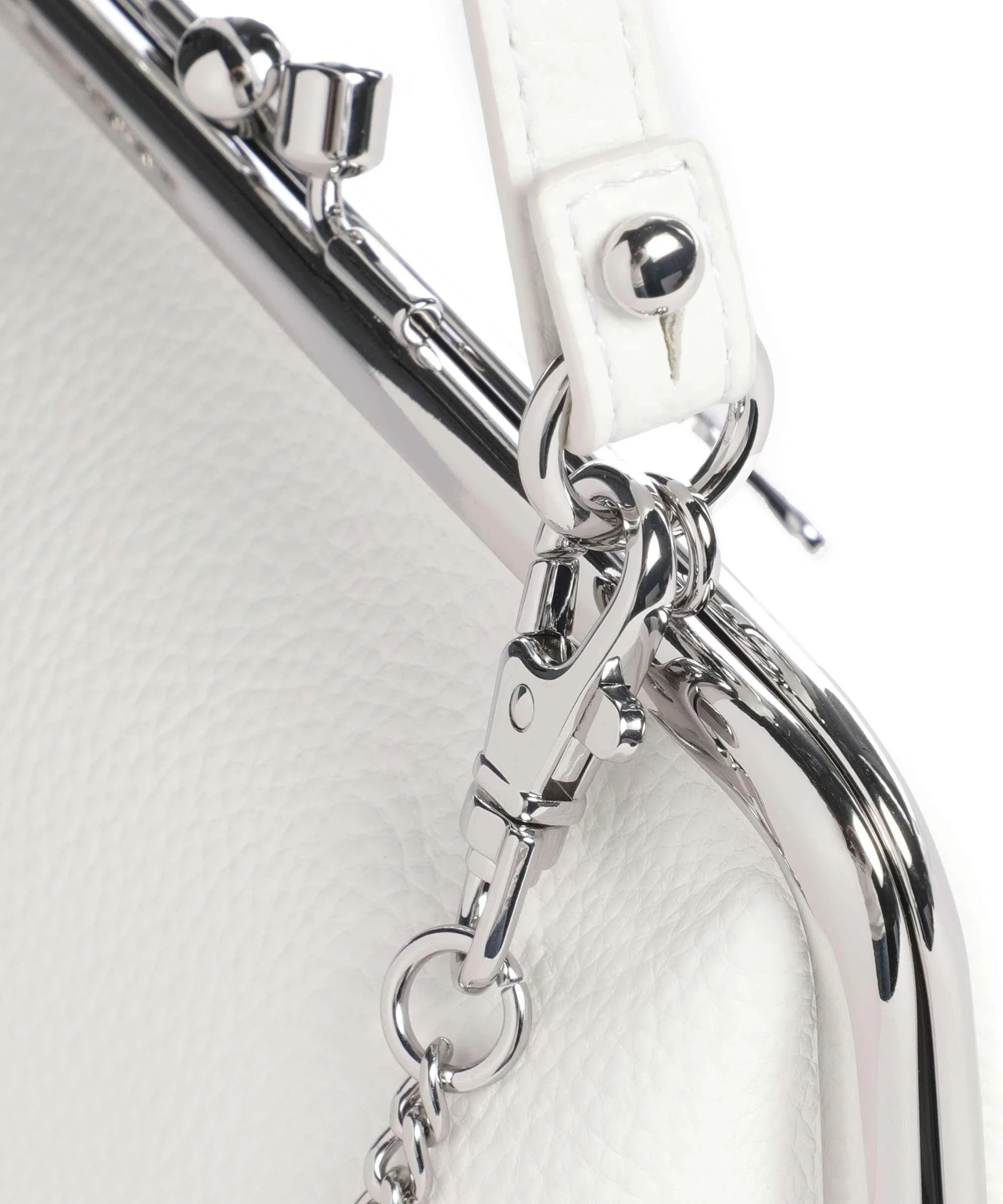  Vivienne Westwood Granny Re-Vegan Frame Borsa a tracolla poliuretano riciclato bianco  