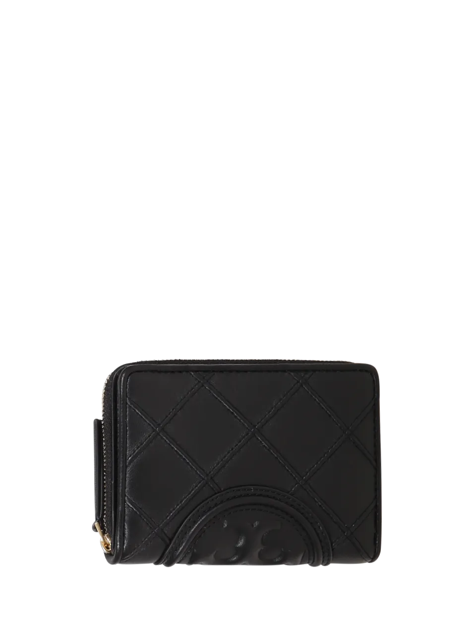 WOMAN TORY BURCH BLACK LAMB LEATHER FLEMING SOFT BI-FOLD WALLET